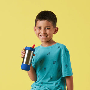 Lifestyle Planetbox photo, boy holding Glacier bottle