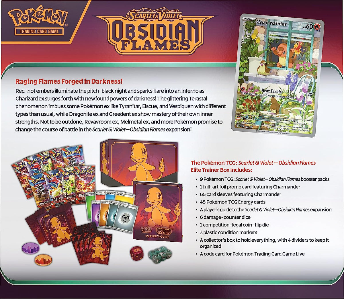 Pokémon TCG: Scarlet & Violet - Obsidian Flames Elite Trainer Box