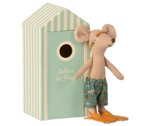 Load image into Gallery viewer, Beach mouse, Big Brother in Cabin de Plage