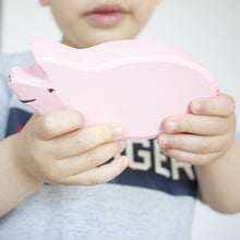 Load image into Gallery viewer, Holztiger pig with toddler