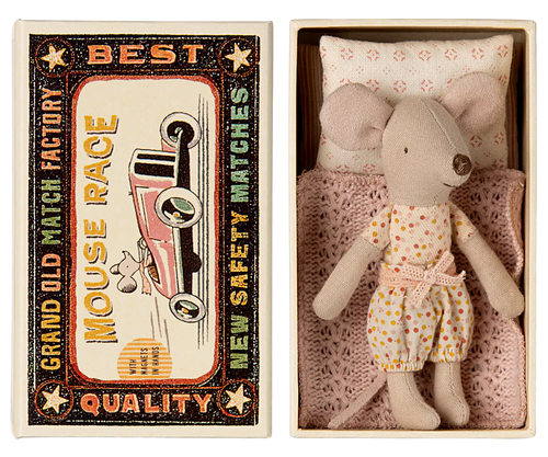 Mouse in matchbox, Little sister mouse in matchbox