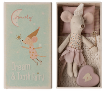 Load image into Gallery viewer, Tooth fairy mouse, Little sister in matchbox