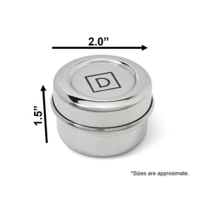 Dalcini Condiments container - 2" diameter and 1.5" tall