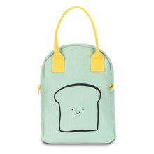 Load image into Gallery viewer, Fluf - Zipper Lunch, &#39;Lunch&#39; Mint, Happy Bread