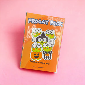 Froggy Pack Magnets - Compatible PlanetBox Rover, Launch and Shuttle - Set of 5