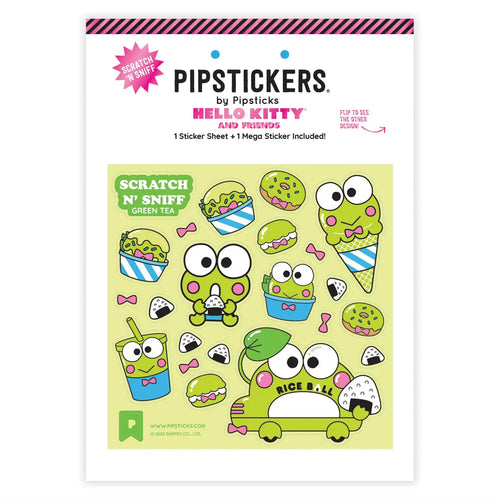 Pipsticks - Keroppi Tea Buggy Scratch 'n Sniff Stickers (2 count)