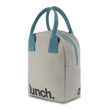 Load image into Gallery viewer, Fluf - Zipper Lunch, &#39;Lunch&#39; Gray/Midnight