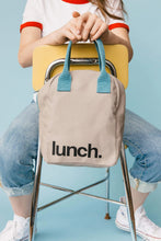 Load image into Gallery viewer, Fluf - Zipper Lunch, &#39;Lunch&#39; Gray/Midnight