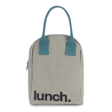 Load image into Gallery viewer, Fluf - Zipper Lunch, &#39;Lunch&#39; Gray/Midnight