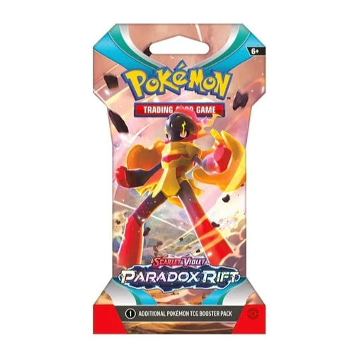1 sleeved booster pack of Pokemon TCG: Scarlet and Violet Paradox Rift Expansion - armarouge