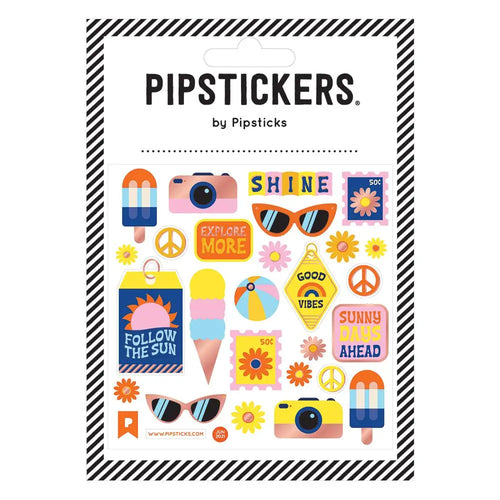 Pipsticks - Travel Tokens, featuring summer accessories and feel good motos