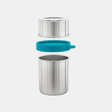 Load image into Gallery viewer, Planetbox double sided stainless steel snack container held together with silicone lid