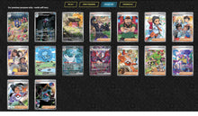 Load image into Gallery viewer, preview of the paldean fates card gallery from the Pokemon TCG website