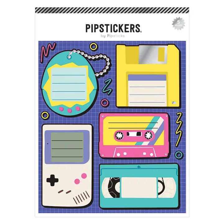 Pipsticks - Retro Gadgets Labels (5ct) Stickers