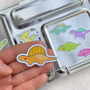 Dino Pack Magnets - Compatible PlanetBox Rover, Launch and Shuttle - Set of 8