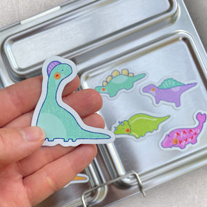 Dino Pack Magnets - Compatible PlanetBox Rover, Launch and Shuttle - Set of 8
