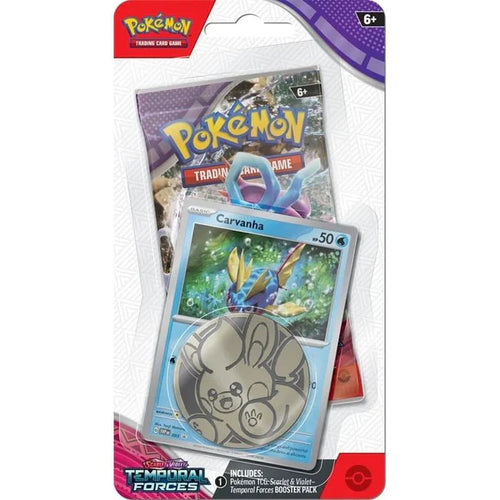 Booster pack with promo card and coin