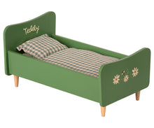 Load image into Gallery viewer, Wooden Bed, Teddy Dad - Dusty Green