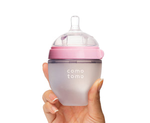 Comotomo - Baby Bottle, Pink, 5 Ounce
