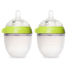 Load image into Gallery viewer, Comotomo - Baby Bottle, Green, 5 Ounce, Double Pack