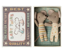 Load image into Gallery viewer, Twins, Baby mice in matchbox