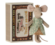 Load image into Gallery viewer, Maileg Princess in matchbox, Little sister mouse