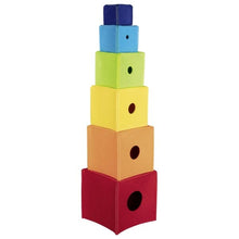 Load image into Gallery viewer, Goki - Stacking cubes, rainbow