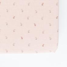 Load image into Gallery viewer, Hatchlings Fawn Crib Sheet (NEW Chambray organic cotton) pehr