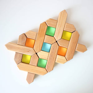 Bauspiel lucent cube and x blocks
