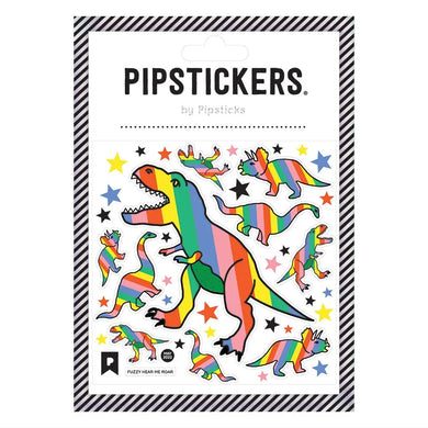 Pipsticks - Fuzzy Hear Me Roar, rainbow dinosaur stickers