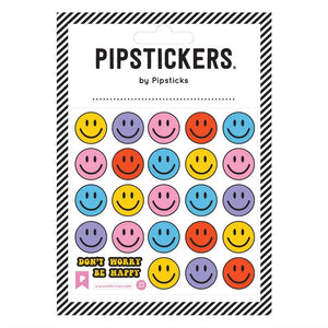 Pipsticks - fuzzy happy face stickers