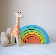 Ocamora 6 piece blue rainbow with Ostheimer Giraffe