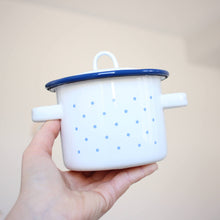 Load image into Gallery viewer, Gluckskafer - Enamel High Pot in hand