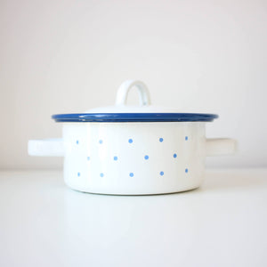 Gluckskafer - Enamel Pot, Low 12cm