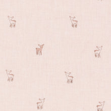 Load image into Gallery viewer, Pehr - Crib Sheet, Hatchlings Fawn (NEW Chambray organic cotton)
