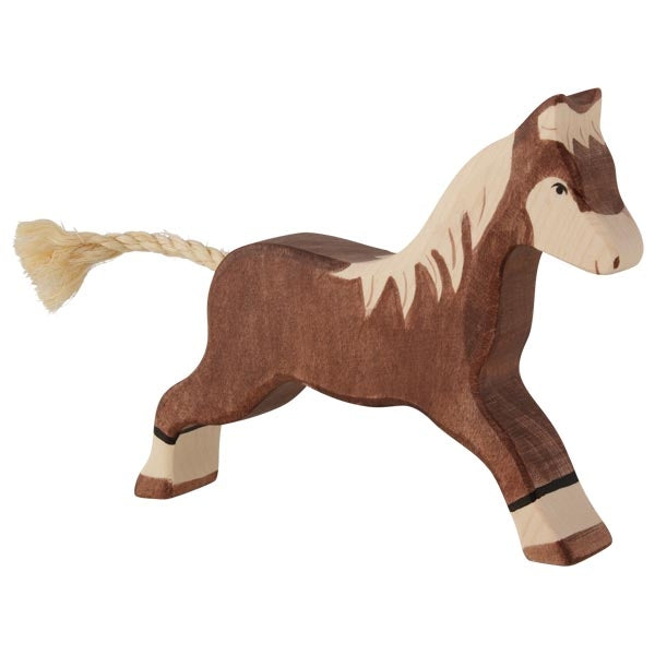 Holztiger - Horse, running, dark brown
