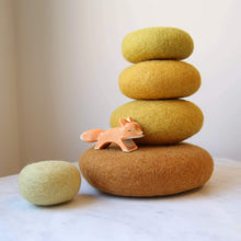 Load image into Gallery viewer, Papoose - Stacking Pebbles Set, Yellow (5pcs)