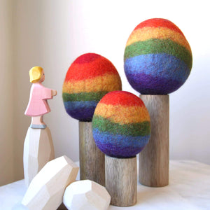 Papoose Rainbow Trees (3 pieces)