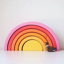 Load image into Gallery viewer, Ocamora Pink Rainbow with Holztiger Duck