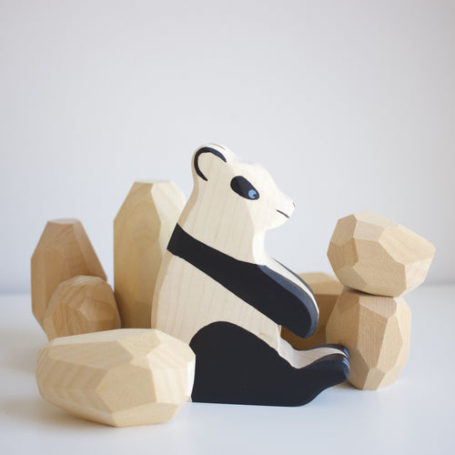 Holztiger Panda