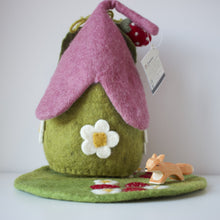 Load image into Gallery viewer, back of papoose strawberry house