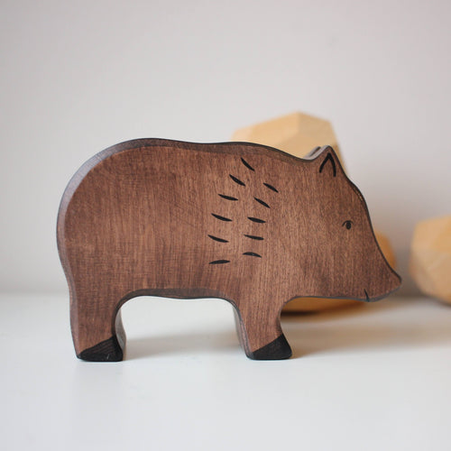 Holztiger wild boar