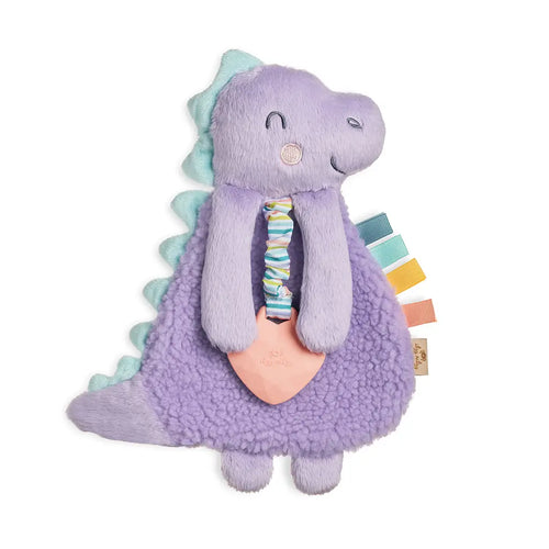 Itzy Friends Itzy Lovey™ Plush with Silicone Teether Toy - Dempsey the Dino