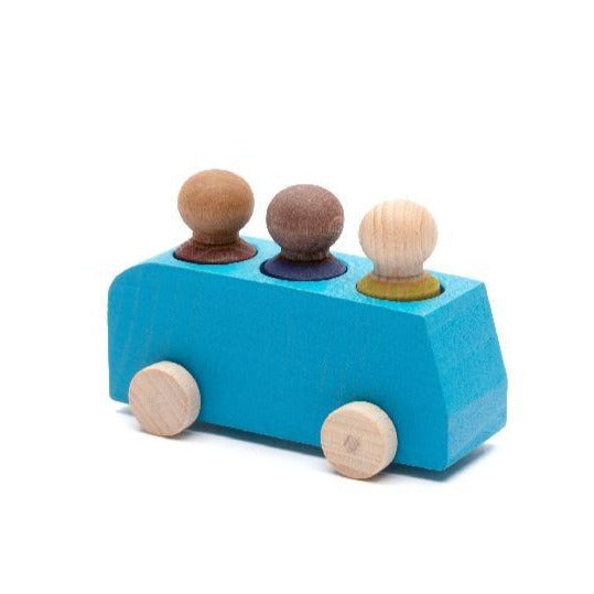 Lubulona - Bus Turquoise with 3 Figures