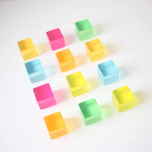 Load image into Gallery viewer, Bauspiel - Lucent Cubes, 20 piece set
