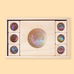 Nurture Play Australia - Rainbow Crystal Kaleidoscope Window Blocks