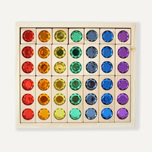 Load image into Gallery viewer,  Nurture Play Australia - Double Sided 4x4 Bling Block Set in Rainbow (Large)