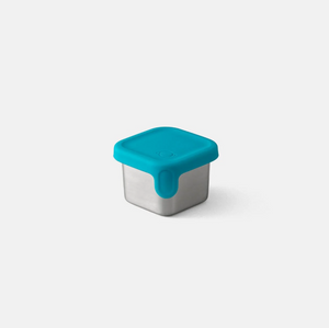 PlanetBox - Rover Little Square Dipper with teal lid