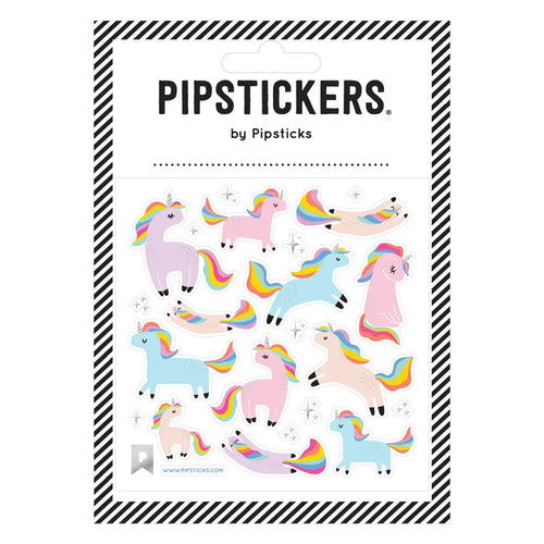 Precious Unicorns Stickers, pastel rainbow unicorn sticker sheet