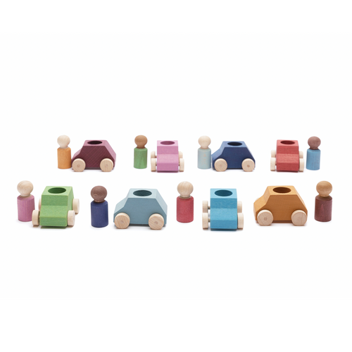 Lubulona - Cars 8 pack with 8 figures